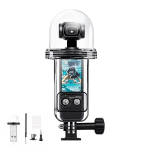 DJI Osmo Pocket 4 veekindel korpus 60M/196ft sukeldumiskorpus 540-kraadise panoraamvaatega Veealused tarvikud surfamiseks ja snorgeldamiseks puhas