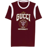 GUCCI T-s&auml;rgid Meeste Punane &Uuml;mmarguse kaelusega 806172-XJG27-6317 S punane