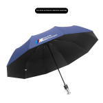 BMW M Motorsport F10 F15 F25 F30 G20 G30 E39 E46 E60 E90 X1 X3 X4 X5 X6 X7 Automaatselt kokkupandav tuulekindel p&auml;ikesekaitsekate Vihmavari sinine