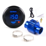Dynoracing 52MM Digitaalne Sinine LED Veetemperatuuri M&otilde;&otilde;dik 40-150 Celsiust Koos 1/8NPT Veetemperatuuri Tihendustoru Sensor Adapteriga 30MM
