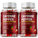Coolkin Cayenne pipra pehmekapslid 120 tk &mdash; 12-&uuml;hes taimne valem, igap&auml;evane heaolu, antioks&uuml;dantide tugi 120*2