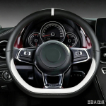 Mikrokiudnahast auto roolikatete komplekt VW Beetle'ile 2012-2016 2018 2019 &Uuml;les 2013-2016 2017 2018 2020 Autotarvikud black