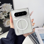 Sobib Huawei PuraXMax mobiiltelefoni &uuml;mbrisele PuraX magnetiline imemisega l&auml;bipaistev nahatunnetusega kaitse&uuml;mbris PuraX keskteljega liigend magnetiline Huawei pura x max gray