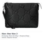 GUCCI nahast &otilde;lakott &Uuml;he &otilde;la Crossbody Sidur Suur Meeste Must 696009-AABY7-1000 One Size 2