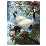 40*50cm 5D DIY teemanttikandid loomapaar teemantmaaling linnu ristpistega t&auml;ispuur Avaleht 20*25CM