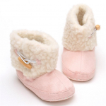Talvesaapad Mood Pehme p&otilde;hjaga Baby Moccasin Baby First Walkers Beebi soojad saapad Libisemiskindlad saapad 11 roosa