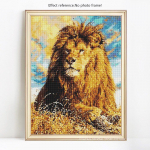 Teemantmosaiik Loomade teemantmaal &uuml;mmarguste kividega L&otilde;vi teemanttikandid looduspildid 20X30