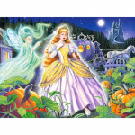 5D DIY Teemantmaal Multifilm Printsess Tikand Mosaiik Ristpistes Rhinestone Dekoratsioon 20X30CM