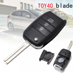 3 nupuga kaugjuhtimispuldi v&otilde;tmehoidja t&uuml;hi &uuml;mbris KIA K2 K3 K5 Rio Sorento Carens Ceed Stonic Cerato Forte auto v&otilde;tmehoidja kate TOY40 tera jaoks must