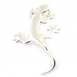 Les Tr&eacute;sors De Lily [J5202] - h&otilde;bedane ripats  Salamander  - 28x17 mm h&otilde;be