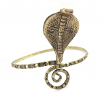 Les Tr&eacute;sors De Lily [K0278] - Bracelet bras cr&eacute;ateur 'Cobra' dor&eacute; kuld