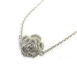 Les Tr&eacute;sors De Lily [M1687] - Bracelet Argent 'Rosa Romantica' blanc valge