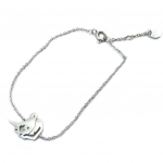 7bis [P3867] &ndash; k&auml;sit&ouml;&ouml;na valmistatud h&otilde;bedasest terasest k&auml;ev&otilde;ru Unicorn &ndash; 15x12 mm h&otilde;be