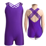 T&uuml;drukute p&otilde;hi, &uuml;hes t&uuml;kis risti seljarihmad v&otilde;imlemisballetitantsu trikoo Unitards Body Athletic 5-6 Years must
