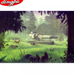 DIY Drill Diamond Painting Kit Crystal Diamond Painting Ristpisted kodukaunistuse maalimiseks 20X30CM