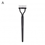 Steel Brush Lash Beauty Tool Ripsmed Needle Comb Makeup Straight Handle