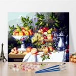 DIY v&auml;rvid numbrite j&auml;rgi &otilde;limaali komplekt L&otilde;uend DIY &otilde;limaal numbrite j&auml;rgi Seinakunsti kaunistused kodukinki kunstiks ja hobideks 40x50cm no frame