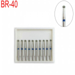 10 tk Dental Diamond FG kiired puurid hammaste poleerimiseks hambaravi instrument BR-40 BR-40 sinine