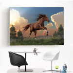 Teemantmaal t&auml;isruudu/&uuml;mmarguse teemantmustriga tikandid ristpistega 5D kivimaal Full Round 20X30CM