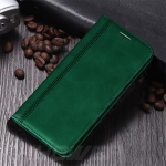 Magnet-nahast rahakoti klapp&uuml;mbris Xiaomi Redmi 9 9A 9C Note 9S 9 Pro Max 8T 8 7 Pro 8A 7A 10X K20 Mi CC9E A3 Mi8 luksusliku pehme raamatukaane Fundas Coque jaoks Redmi 9A roheline