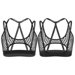 Naiste l&auml;bipaistva v&otilde;rguga &otilde;&otilde;nsad p&auml;itsed rinnahoidja &uuml;laosa Ristkiire seljaga k&auml;rbitud topid S must