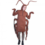 T&auml;iskasvanud lapsed poisid Unisex naljakas peregrupp Cosplay karnevali prussaka kost&uuml;&uuml;m looma kombinesoon Halloweeni peokleit Adult pruun
