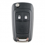 2 nuppu / 3 nuppu auto v&otilde;tme&uuml;mbris Shell puldi kate sobib Opel Vauxhall Astra Insignia Vectra Corsa Zafira jaoks 2 Buttons