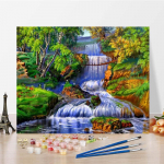 Kodukaunistus DIY Maalimine numbrite j&auml;rgi Digitaalne &otilde;limaal Kunstnumbrid &Otilde;limaal L&otilde;uend 40x50cm no frame