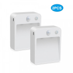 1/2/3-pakendis voodialune &ouml;&ouml;valgusti esik trepid valguse liikumisandur ruumi sisekujundusega LED-lamp sisevalgustus seinavalgusti aku v&otilde;i mikro-USB-port L75mm*W30mm*H90mm