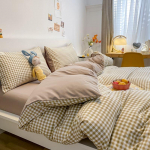 Igap&auml;evane INS Feng Shui segapesu, puuvillased voodilinad Voodi &uuml;ksikpakett Lihtne neli komplekti koduvoodikomplekti Queen