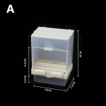 Eemaldatav s&ouml;&ouml;tja lemmikloomade linnukonteiner Papagoi rippuv automaatne s&ouml;&ouml;tja linnus&ouml;&ouml;tja 10*7.5*14cm