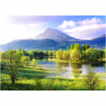 DIY 3D teemantmaali maastik Tikand Ristk&auml;sit&ouml;&ouml; Kodukaunistus Full Round 20x25CM