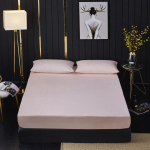 Mugav voodipesu Froteeriidega voodilina TPU veekindel lestavastane voodilina Simmonsi madrats Protector hotelli voodilina 60*120+30cm roosa