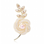 Blucome peen &otilde;&otilde;nes kivist kullast roosist pross 2022 moodne lihtsa disainiga temperament naiste &uuml;likond korsaat kuld