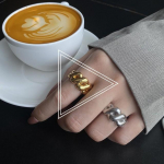 ANENJERY Creative Cross Twist kujuga s&otilde;rmus naistele, stiilsed temperamendiga elegantsed ehted Resizable