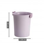 Pr&uuml;gikast leibkonna suur paksendatud paberikorv Elutuba k&ouml;&ouml;k Vannituba Ilma katteta surver&otilde;ngas Pr&uuml;gikast Lihtne pr&uuml;gikorv 10L lilla