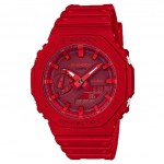 Casio G-Shock Carbon Core Guard Resin Strap Analog Digital GA-2100-4A GA2100-4 200M Meestekell punane