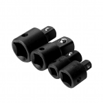 4 tk l&ouml;&ouml;gipesa adapteri reduktor 1/4-tolline 3/8-tolline 1/2-tolline l&ouml;&ouml;kdraiveri konversioon terasest must