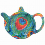 Les Tr&eacute;sors De Lily [R3094] - Oranž roheline 'Peacock' kotikesehoidja - 12x9. 8 cm roheline