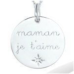 Les Tr&eacute;sors De Lily [R2566] &ndash; h&otilde;bedane ripats  Ema ma armastan sind  (roodiumiga kaetud) - 18 mm h&otilde;be