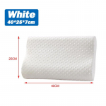 Memory Foam Pillow Relax emakakaela ortopeedilised magamispadjad Kaelakaitse Aeglase tagasil&ouml;&ouml;giga ergonoomilised padjad 50*30*10cm valge