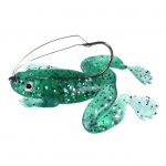 Frog Lure Bait Katkemisvastane &otilde;ngitsemine High Simulation Korduvkasutatav musta kala ujuv p&uuml;&uuml;givarustus tumeroheline v&auml;rv
