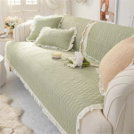 Puuvillane diivanikate elutuppa Paksenatud pehme diivanipadi Matt Prantsuse stiilis diivanir&auml;tik Kodu L-kujuline diivanikate 1pc 30x50 pillowcase