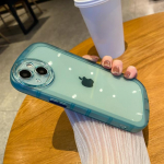 Armas l&auml;bipaistev ovaalne &uuml;mbris iPhone 14 13 12 11 Pro Max jaoks, p&otilde;rutuskindel pehmest silikoonist kommikate, coque iPhone 14pro Max 14plus jaoks For iPhone 12