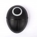 Squid Game Cosplay Kost&uuml;&uuml;m Mask Ruudukujuline Ring Kolmnurga r&otilde;ivad Halloweeni maskid Terve n&auml;o Unisex t&auml;iskasvanute peokost&uuml;&uuml;m 1