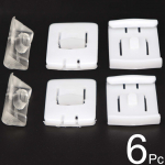 6/12X istmekinnitus siini jooksuklambrid liuguri juhik VW PASSAT B1 B2 B3 B4 jaoks 1973&ndash;1997 Dasher Corsar Carat Santana Quantum 35i 6pcs