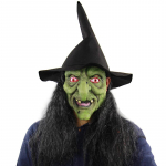 Hirmutav n&otilde;iamask m&uuml;tsiga, pikkade paruka juustega Cosplay Halloweeni n&otilde;ia peakatte kost&uuml;&uuml;mide rekvisiidid 1