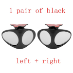 1 Pair Car Blind Spot Mirror Wide Angle Mirror 360-degree Adjustable Convex Rear View Mirror for Bmw x5 e70 Peugeot 207 must