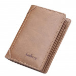 Baellerry kunstnahast rahakott meestele Visiitkaardihoidjaga rahakott GZW 9.5cm*12cm*2cm pruun