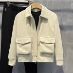 S&uuml;gisene meestemood Casua velvetist jakk Slim Fit jakk L aprikoosi